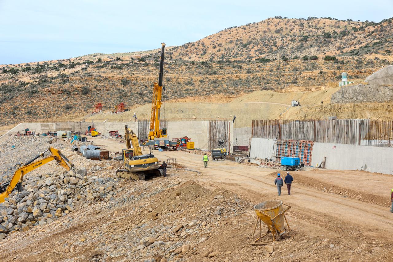 سد "تامري" يبلغ مرحلة متقدمة ونسبة الإنجاز تتجاوز 75%