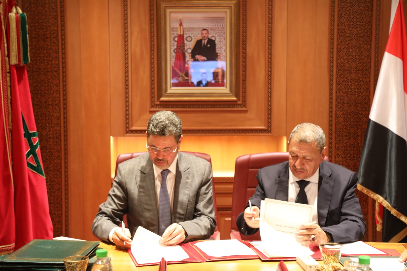 عبد النباوي يوقع مذكرة تفاهم للتعاون المشترك مع نظيره اليمني