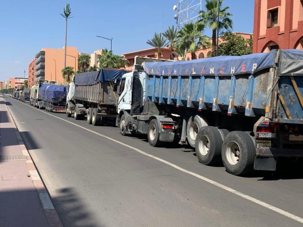 مصدر أمني ينفي منع إرسال المساعدات إلى المناطق المتضررة