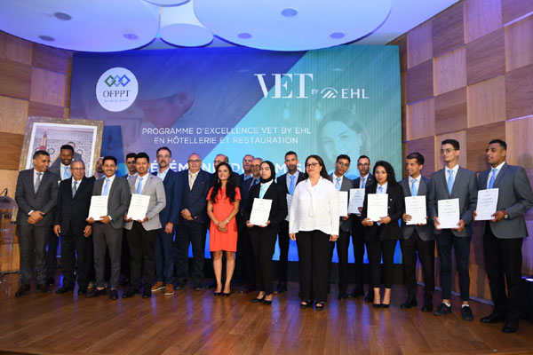 التكوين المهني يخرج أول فوج من مستفيدي برنامج "VET by EHL"