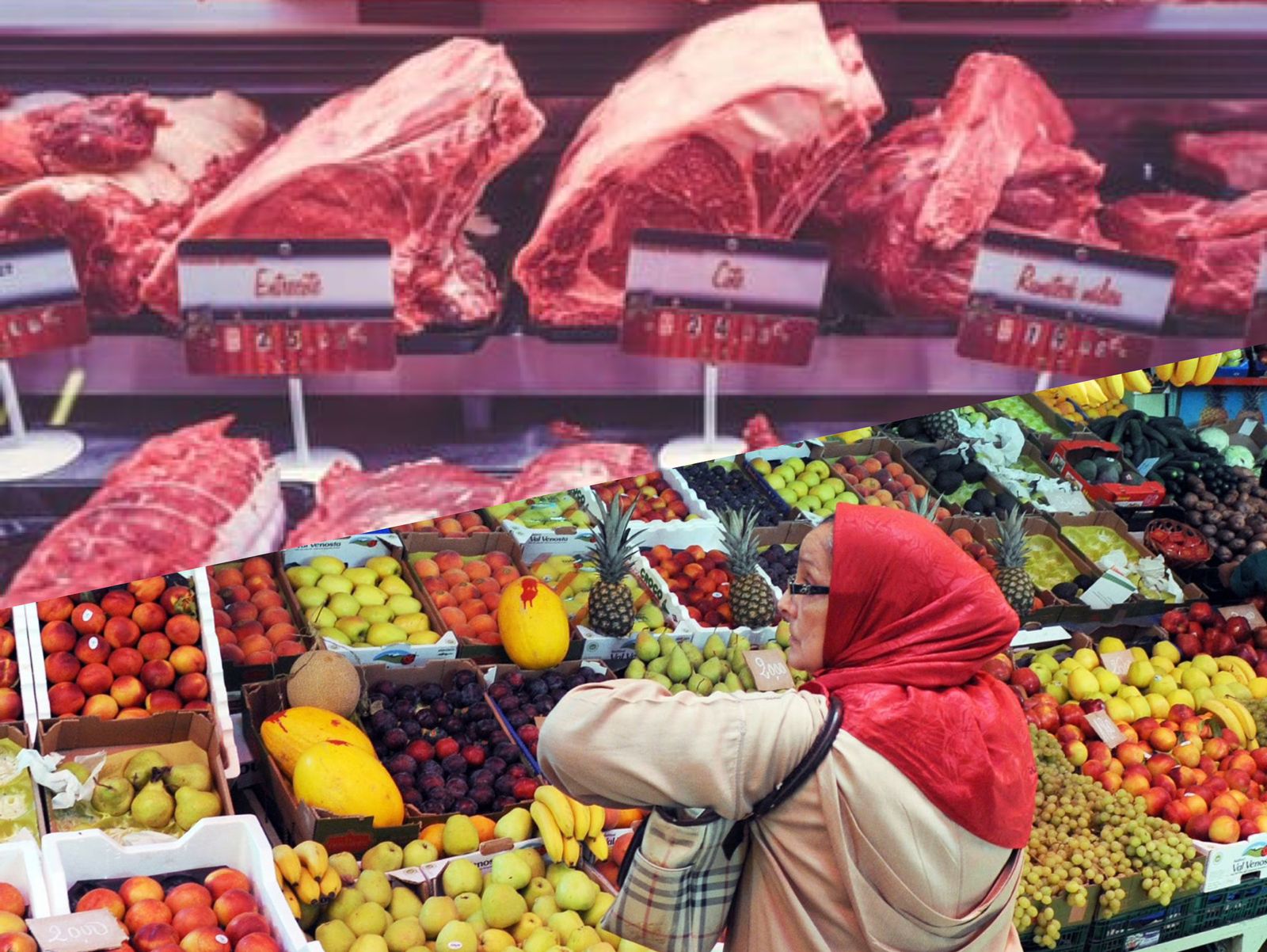 أسعار اللحوم تواصل ارتفاعها وانخفاض طفيف في أثمنة الخضر بأسواق البيضاء + إنفوغراف