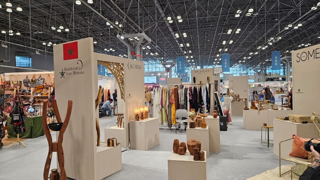6 علامات مغربية سوقت منتوجات الصناعة التقليدية لـ25 ألف زائر بمعرض "نيويورك ناو"