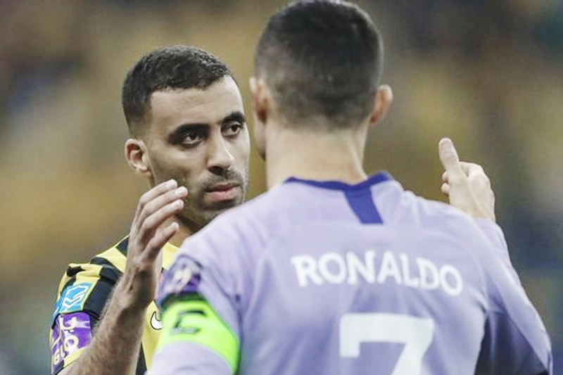 حمد الله يهزم كريستيانو رونالدو في السوبر السعودي