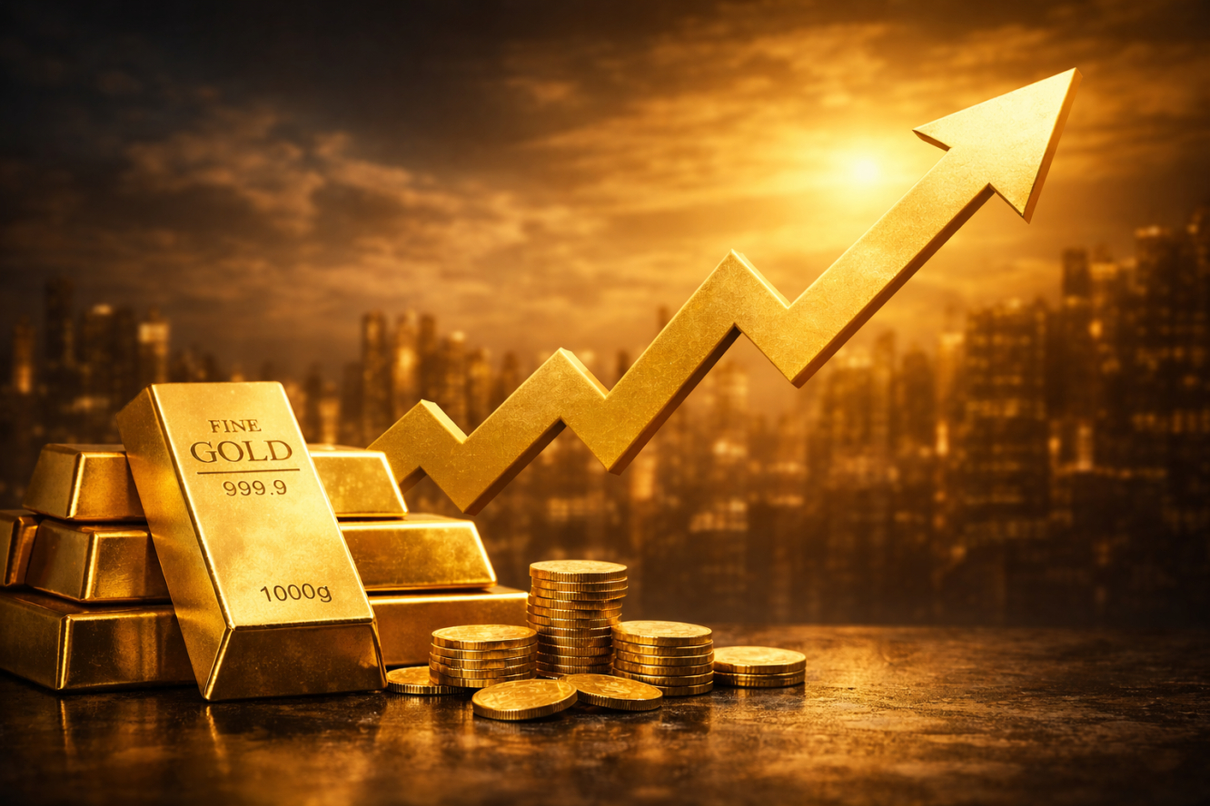 التوترات الجيوسياسية تدفع الذهب إلى الارتفاع بأكثر من 1%