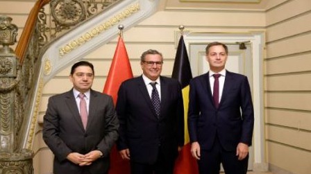 أخنوش يبحث مع رئيس الوزراء البلجيكي تعزيز التعاون بين بروكسيل والرباط