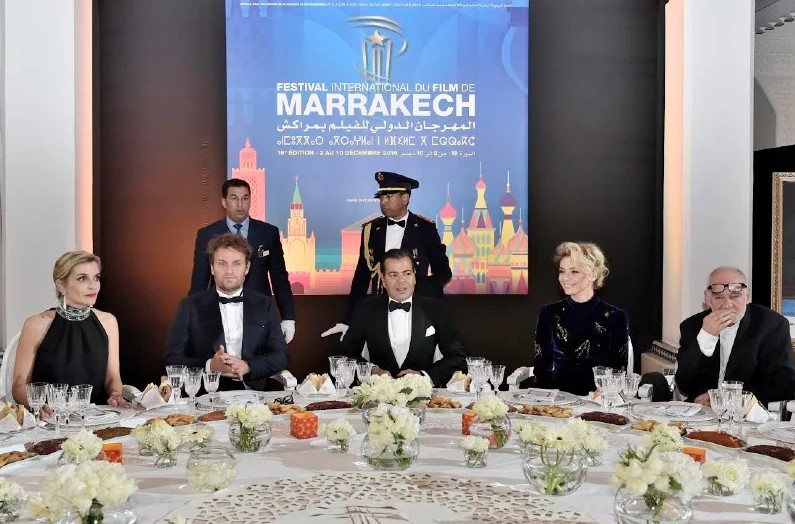 مولاي رشيد يترأس حفل عشاء لمناسبة افتتاح المهرجان الدولي للفيلم بمراكش