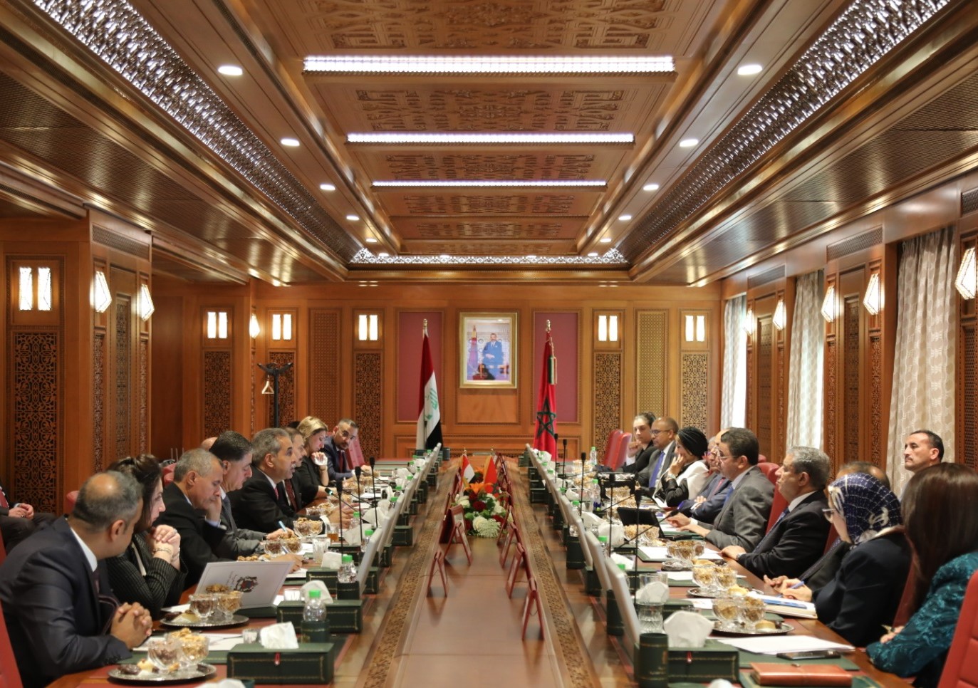 عبد النباوي يبحث سبل التعاون مع نظيره العراقي