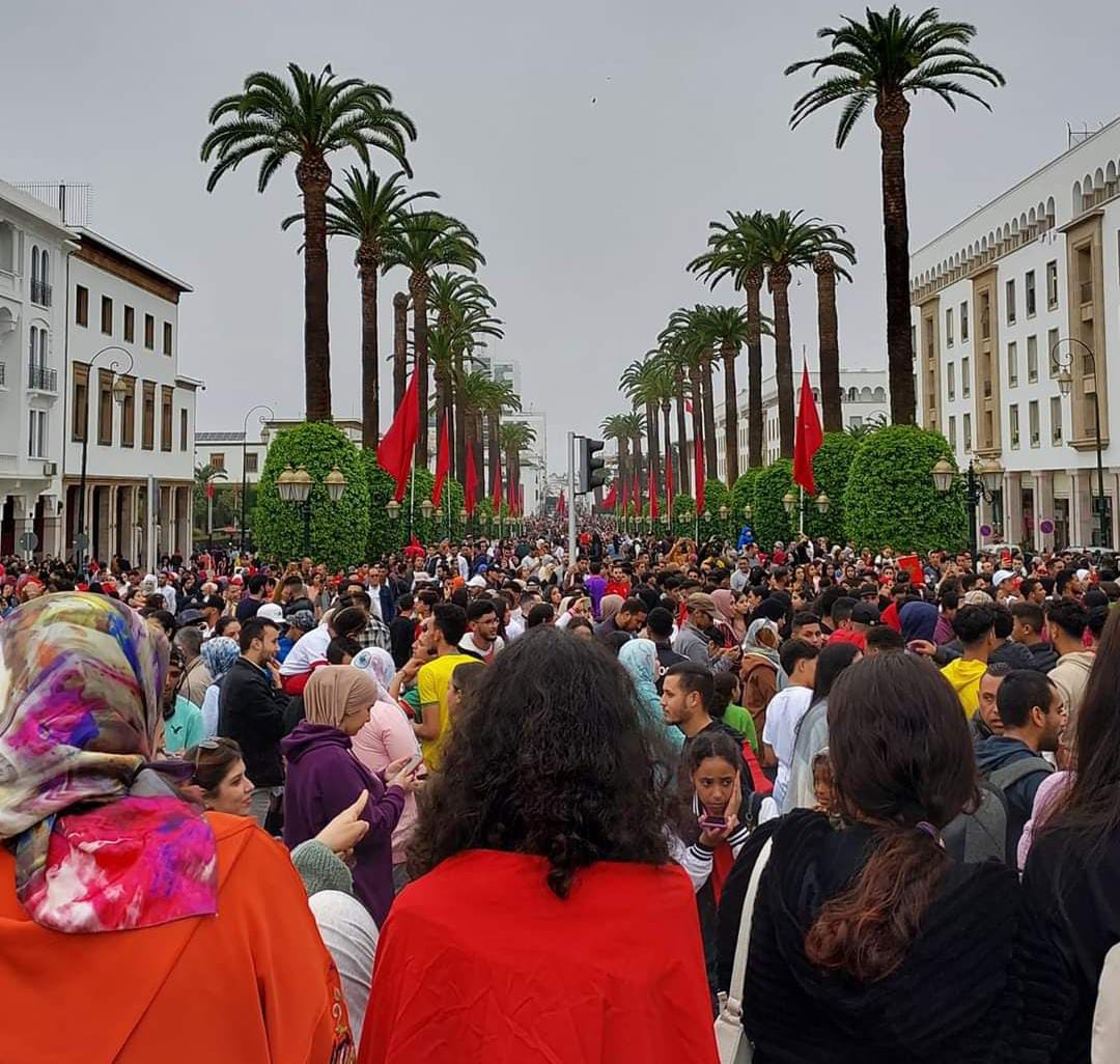 الفرحة تعم شوارع المملكة احتفاء بتأهل أسود الأطلس