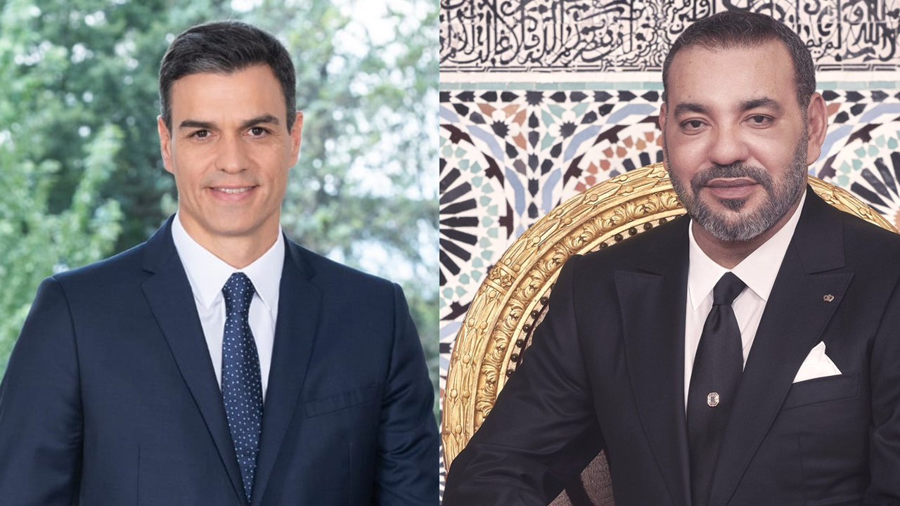 الملك يجري محادثات هاتفية مع رئيس الحكومة الإسبانية