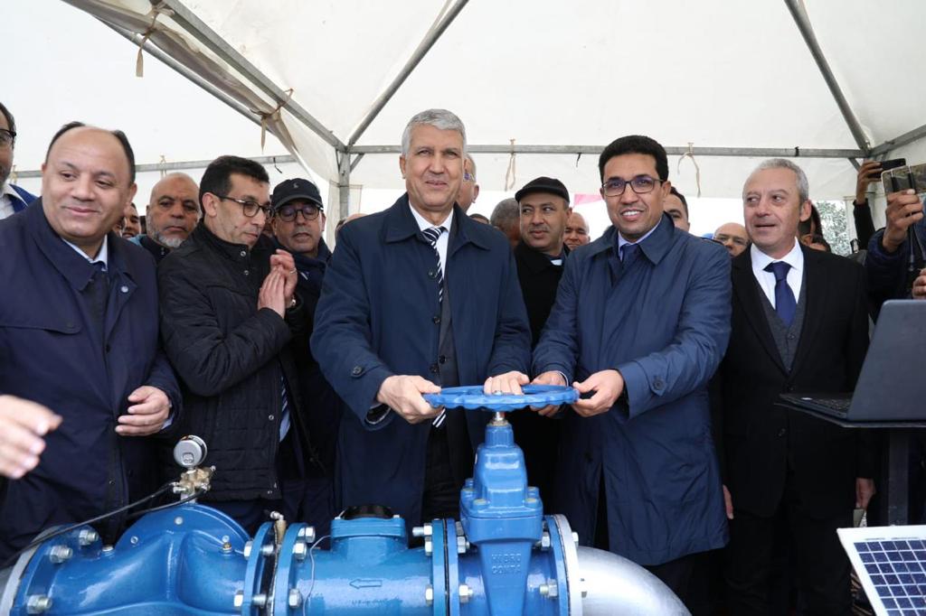 صديقي يتفقد مشروعا هيدرو فلاحيا بتاونات