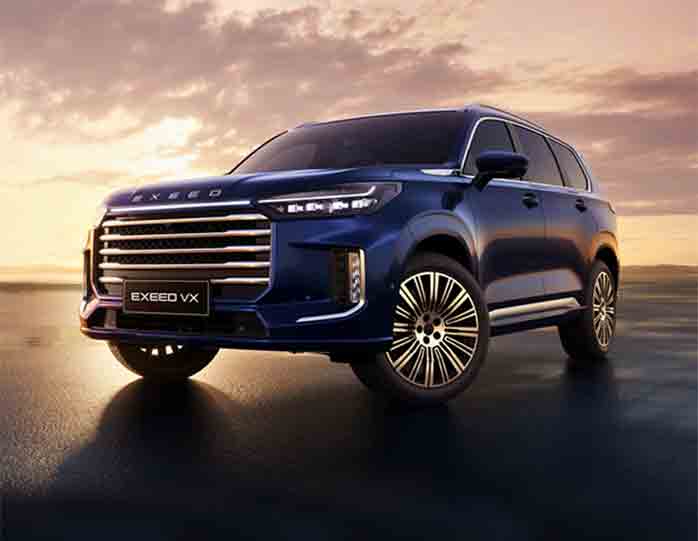 انطلاقة قوية.. EXEED VX الصينية تدخل عالم الـSUV الفاخرة بقوة تفوق 500 حصان