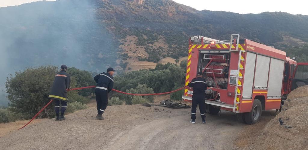 وفاة شخص ونقل 1100 أسرة في حرائق بالعرائش