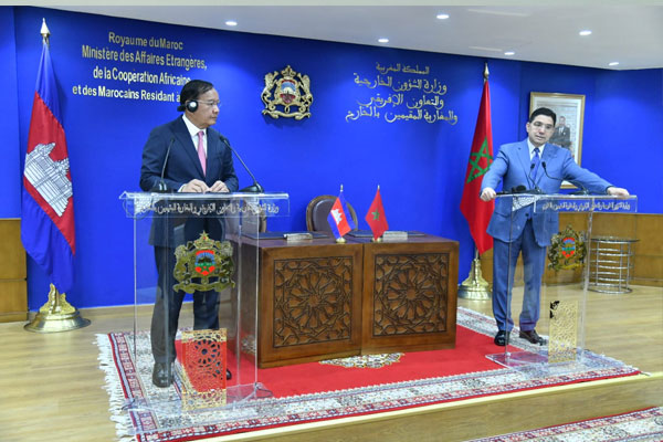كمبوديا تعلن دعمها الكامل لسيادة المغرب ووحدته الترابية
