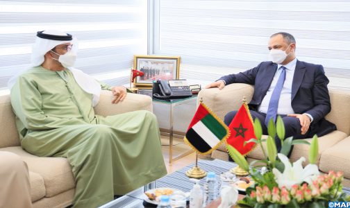 محادثات مغربية إماراتية لتعزيز العلاقات التجارية