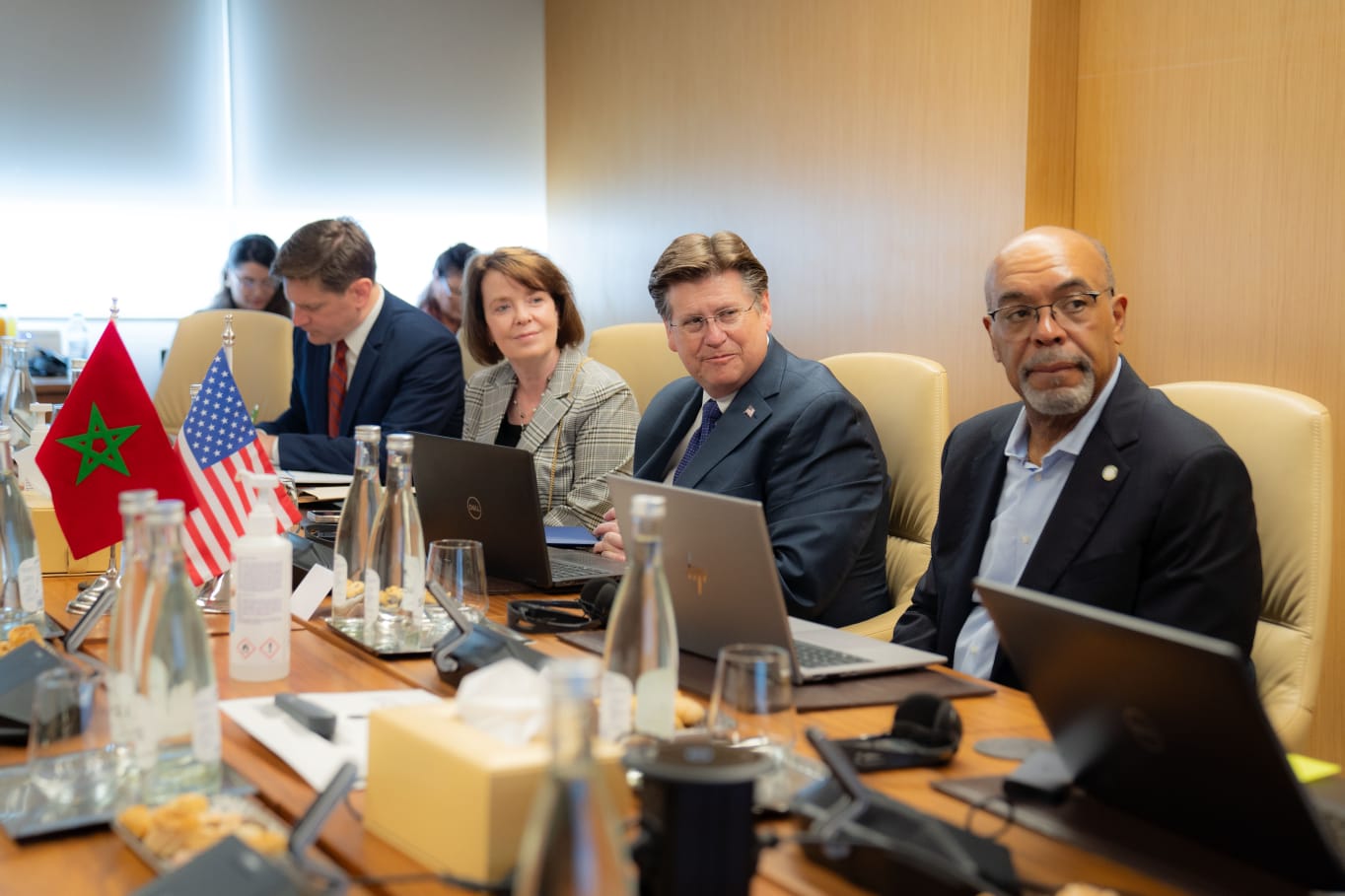 "أكابس" تستقبل وفدا رفيع المستوى من الجمعية الوطنية لمراقبي التأمين من الولايات المتحدة