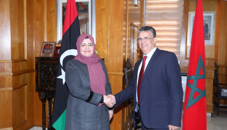 وهبي يبحث سبل التعاون مع وزيرة العدل الليبية