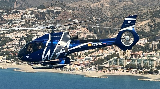 في تجربة فريدة.. إسبانيا تربط مالقة بالمغرب عبر رحلات هليكوبتر