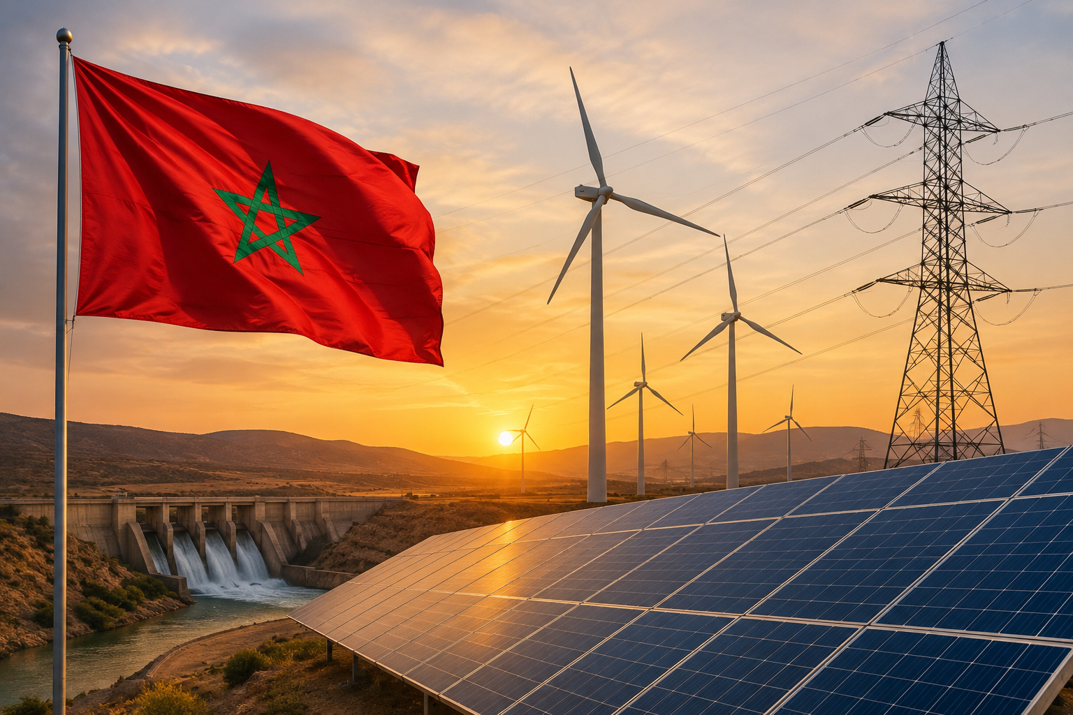 تقرير: إنتاج المغرب من الكهرباء يرتفع إلى 45.9 تيراواط/ساعة مدفوعا بالطاقات المتجددة
