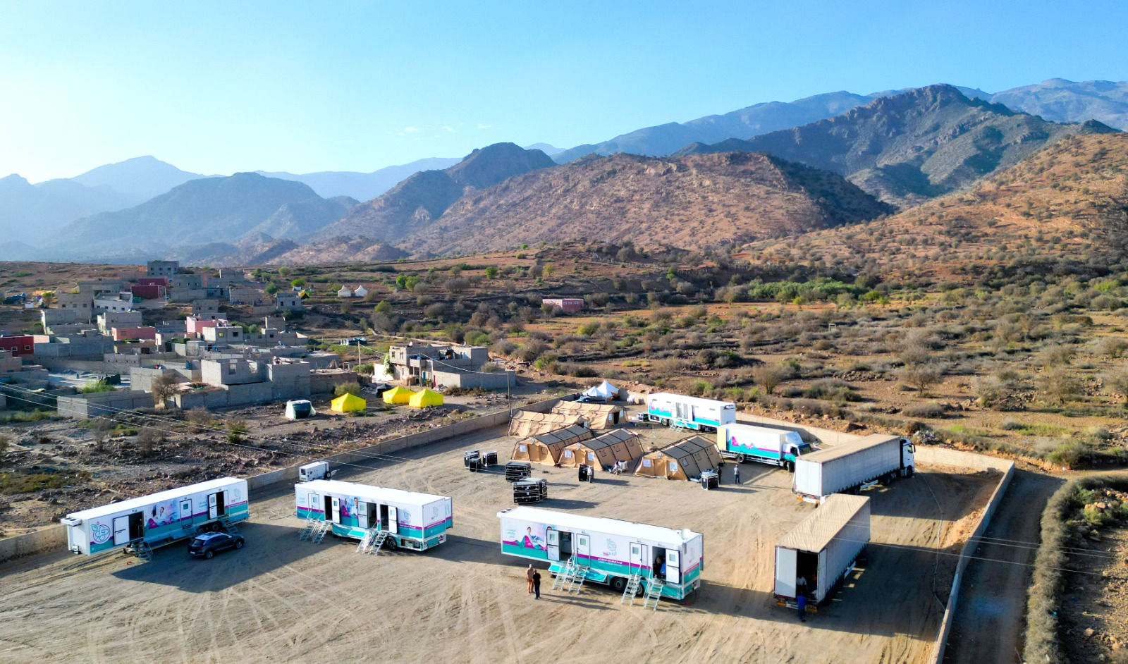 مؤسسة محمد السادس للتربية والتكوين تطلق مركزا طبيا متنقلا لفائدة ضحايا الزلزال