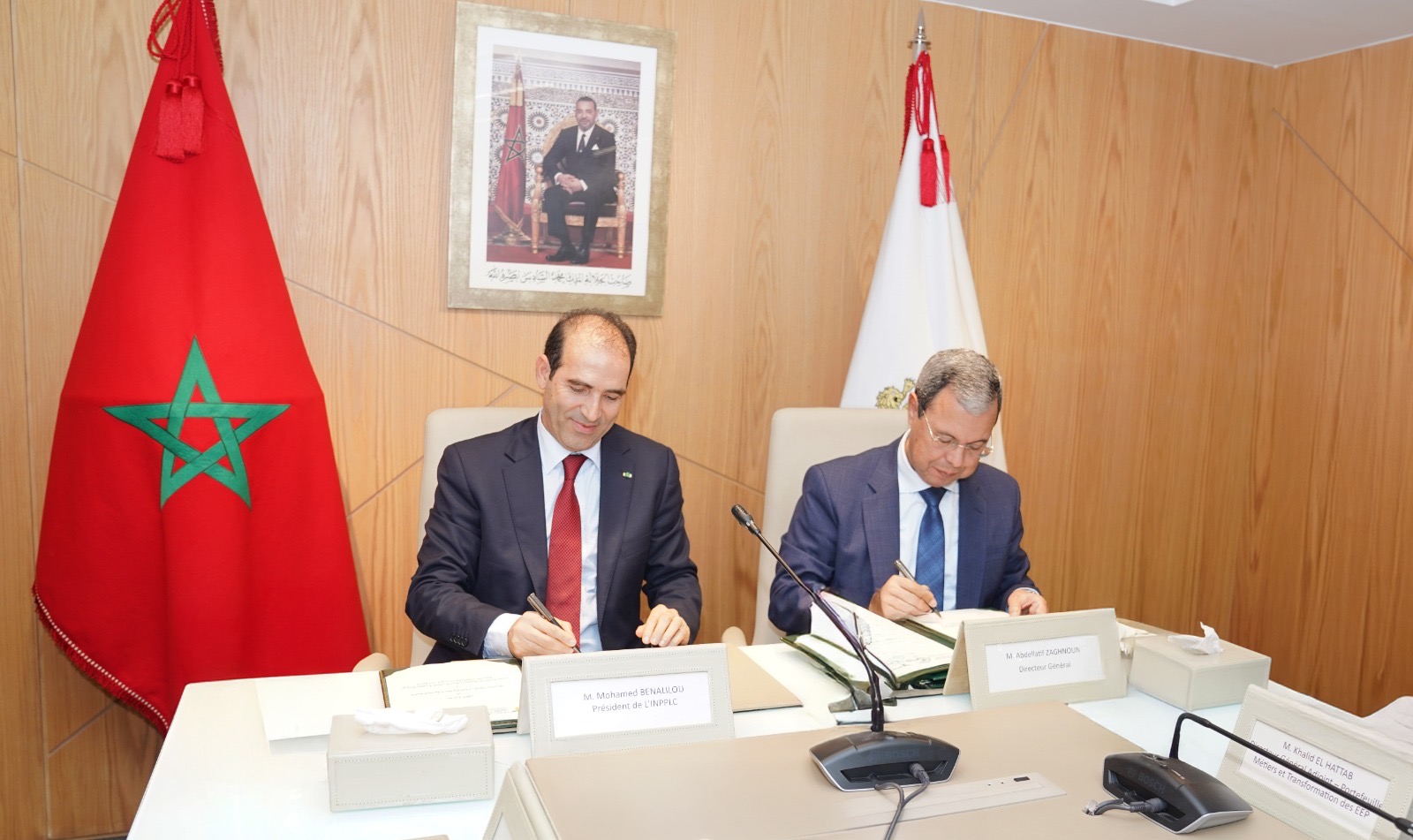 تعزيز النزاهة والشفافية… توقيع مذكرة تفاهم بين هيئة النزاهة والوكالة الوطنية لتدبير مساهمات الدولة