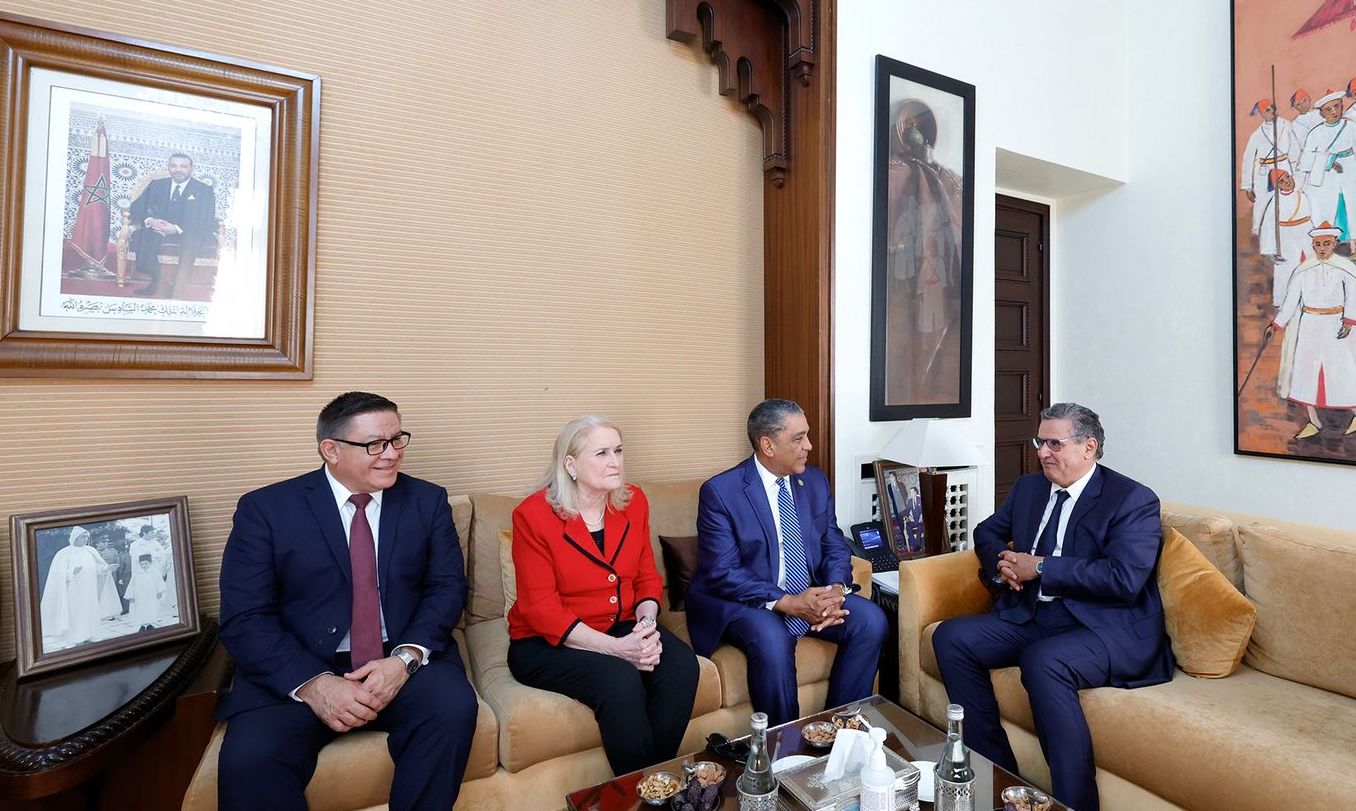 أخنوش يستقبل وفدا من الكونغرس الأمريكي