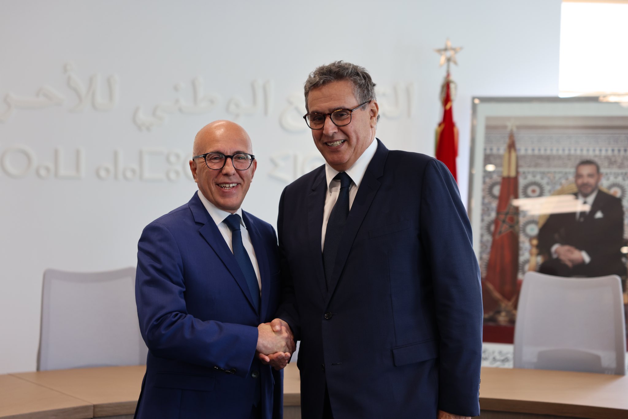 الصحراء المغربية في صلب مباحثات بين أخنوش وزعيم حزب الجمهوريين