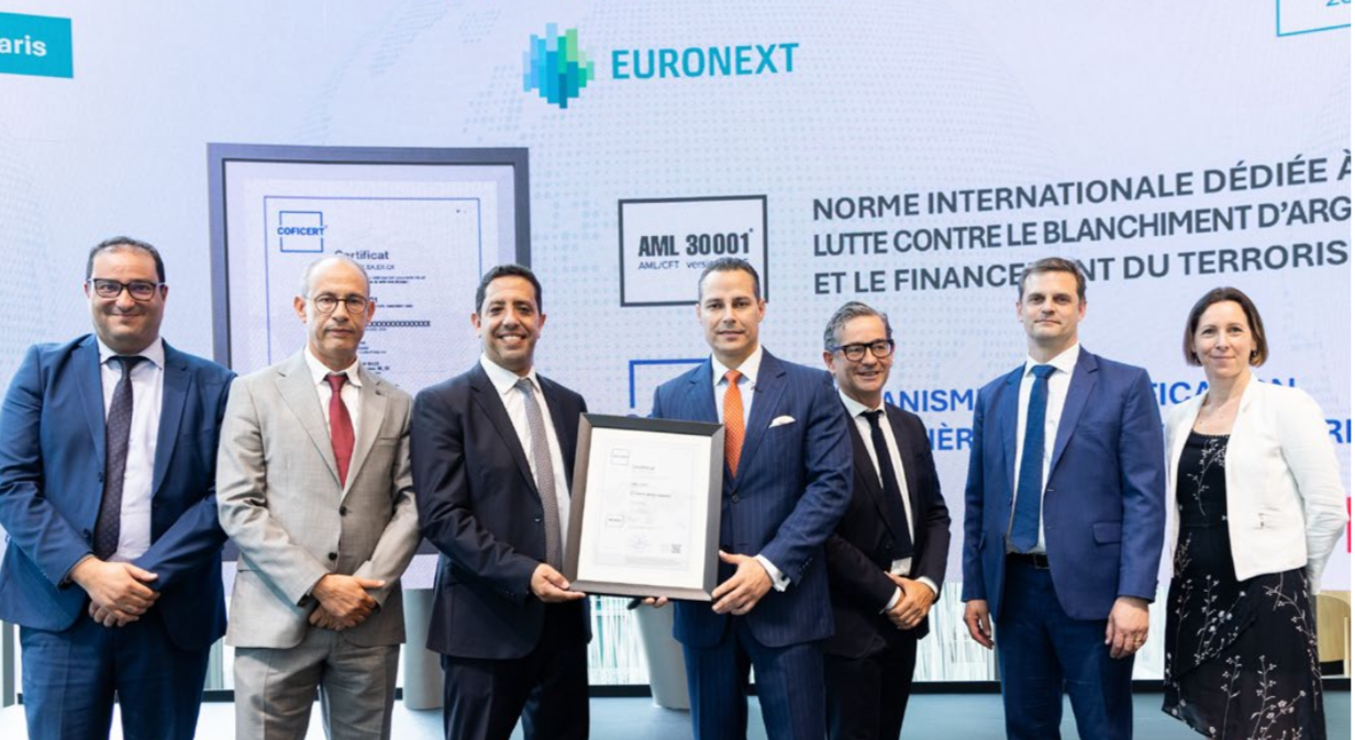 ﻣﺆﺳﺴﺔ اﻟﺘﻮﻓﻴﻖ تحصل ﻋﻠﻰ ﺷﻬﺎدة 30001 AML