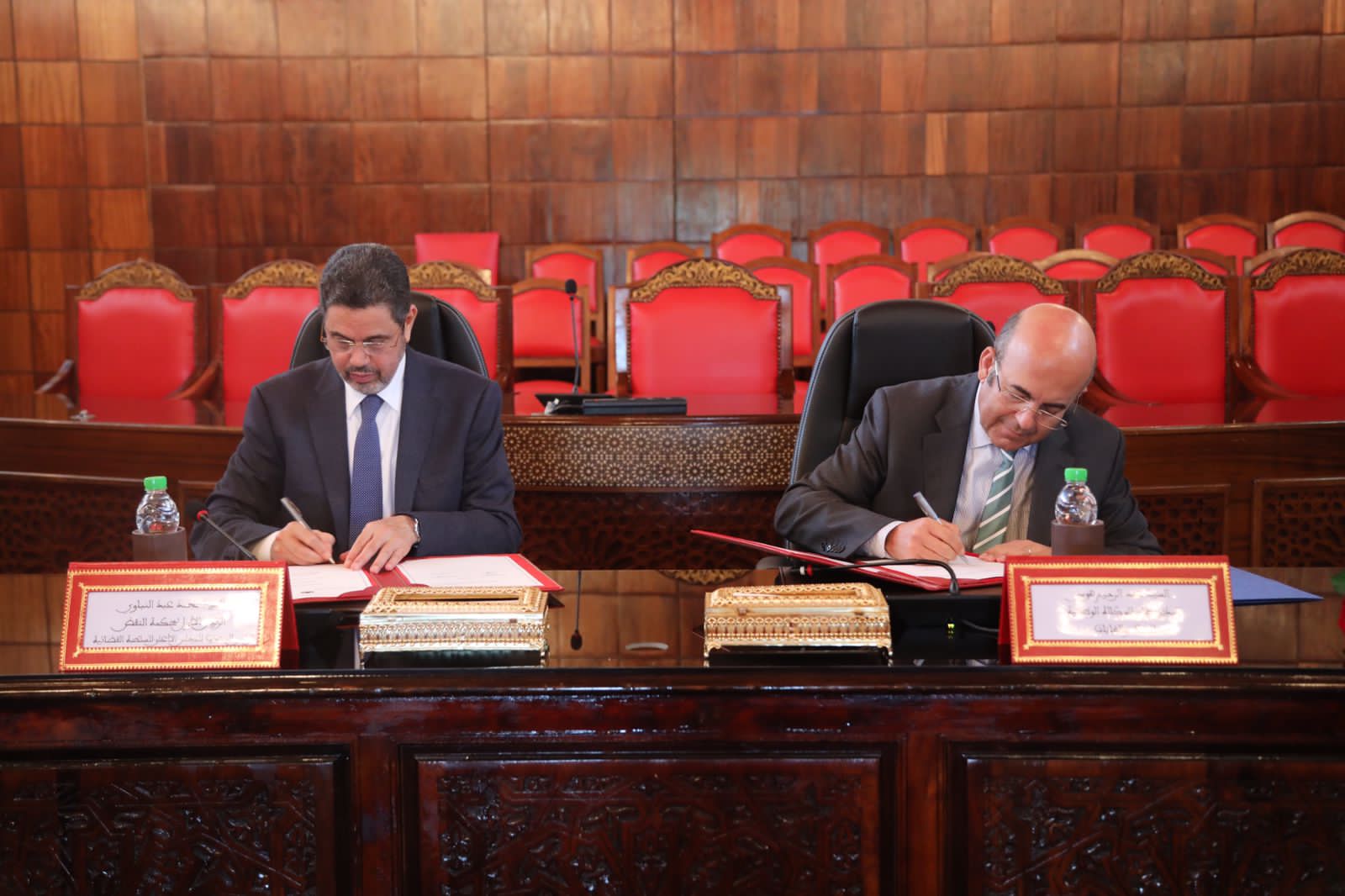 توقيع اتفاقية للتعاون بين محكمة النقض والوكالة الوطنية للمياه والغابات