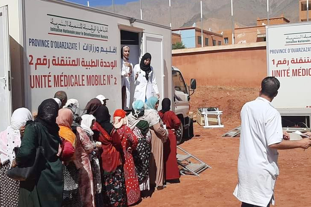 قافلة طبية متعددة التخصصات تخصص كشكا للطب عن بعد لفائدة ضحايا الزلزال