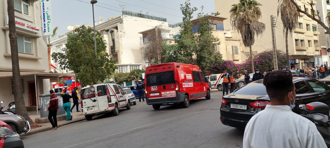 اندلاع النار في مصحة أطلس بالبيضاء