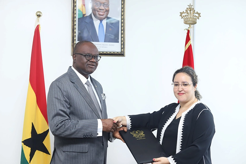 تبادل وثائق التصديق الضريبي بين غانا والمغرب