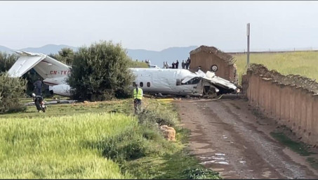 سقوط طائرة صغيرة في محيط مطار فاس سايس