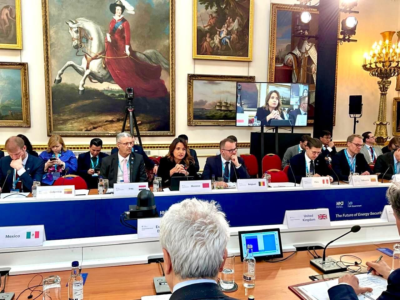 بنعلي تبرز بلندن الرؤية الملكية لتحقيق السيادة الطاقية