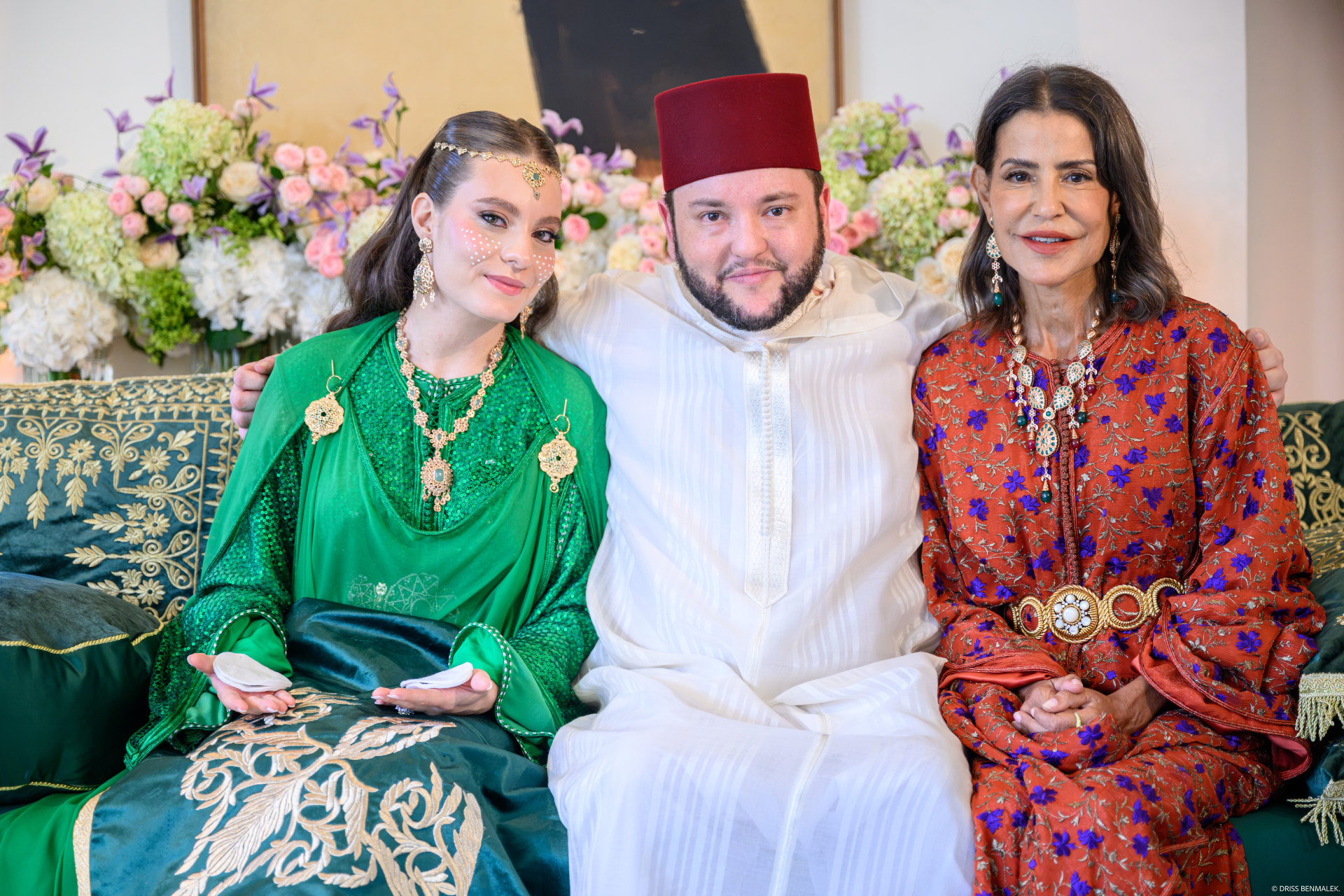 بمباركة من الملك محمد السادس عقد قران مولاي إدريس الفيلالي نجل الأميرة للا مريم بالشابة أحلام أومحا