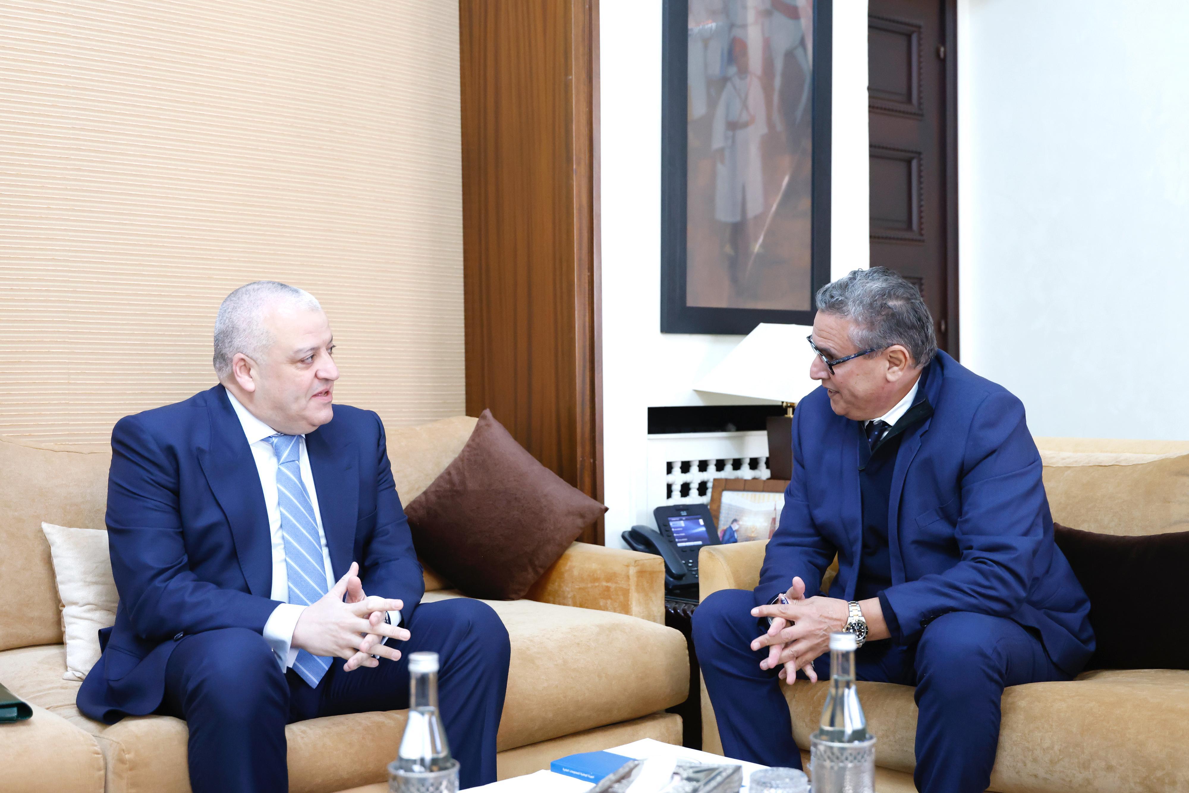 أخنوش يستقبل رئيس الهيئة الوطنية للمعلومات المالية