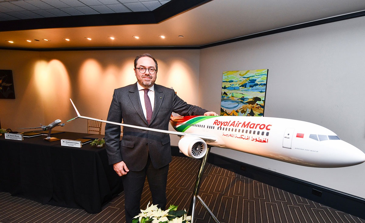 الخطوط الملكية تروج لاستراتيجيتها الجديدة في مدريد