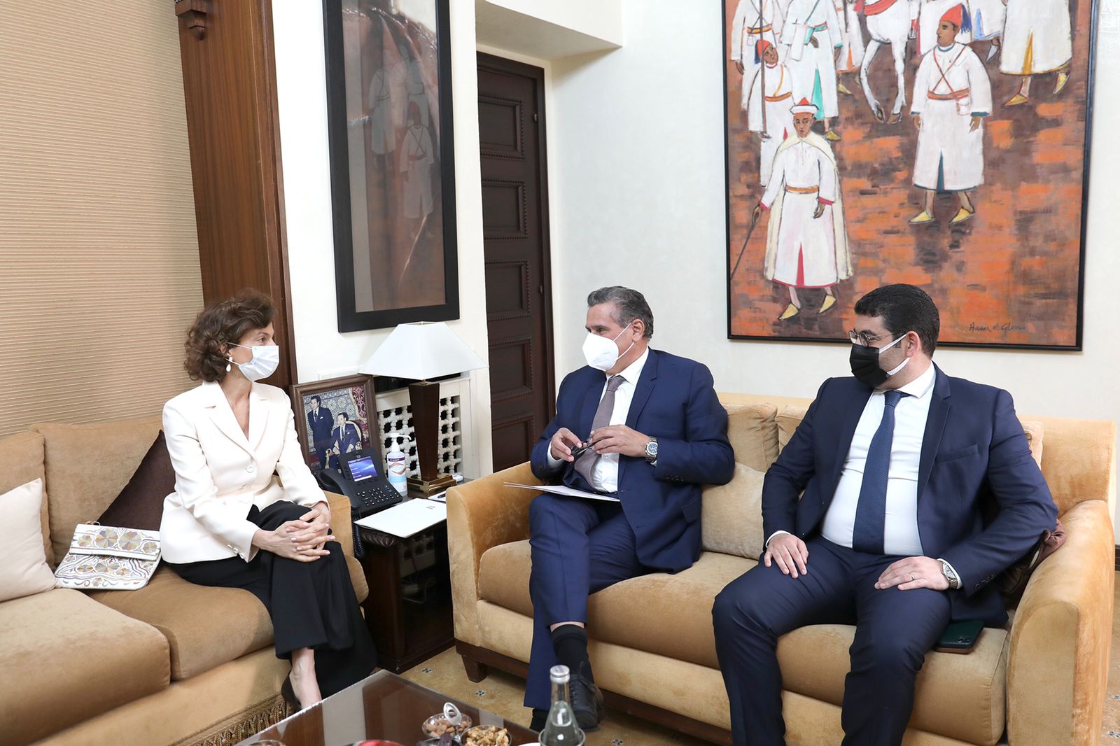 أخنوش يستقبل المديرة العامة لليونسكو