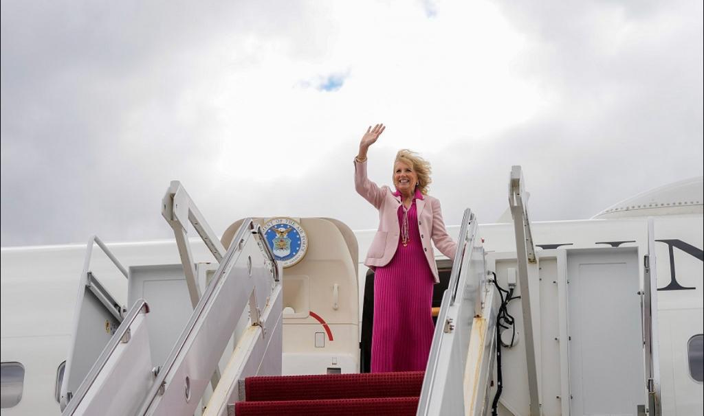 الأميرة للا حسناء تستقبل السيدة الأولى لأمريكا بمراكش