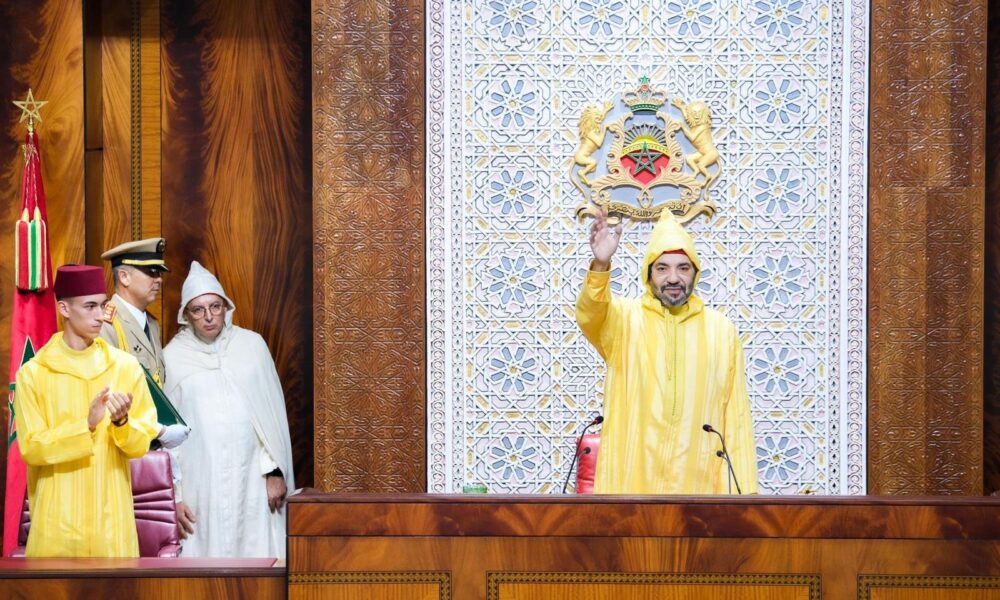 الملك يترأس افتتاح الدورة الأولى من السنة التشريعية الأولى من الولاية التشريعية الثانية عشرة