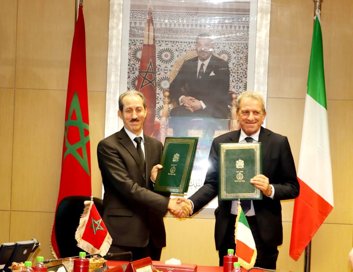 الداكي يبحث مع نظيره الإيطالي سبل التعاون القضائي والتقني