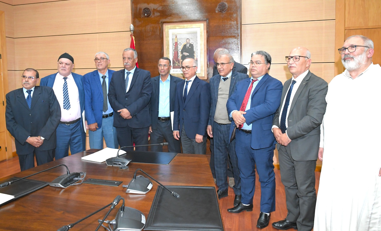 بنموسى يلتقي مع الهيئات الممثلة لجمعيات أمهات وآباء وأولياء التلاميذ