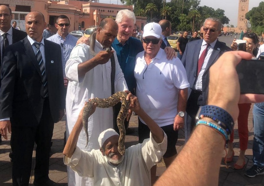 الرئيس الأمريكي السابق بيل كيلنتون في مراكش لهذا السبب