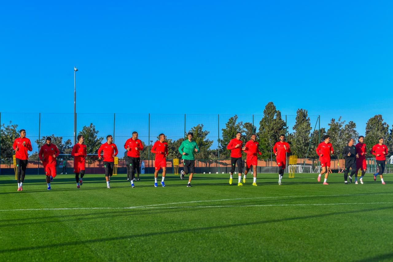 "الأسود" يواصلون استعداداتهم لمواجهة نيجيريا برسم نصف نهائي "الكان"