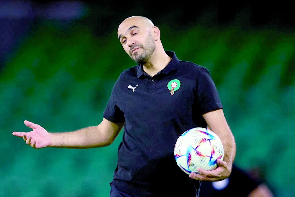 الركراكي: إقصاء إسبانيا سيكون مفاجأة  كبيرة لنا