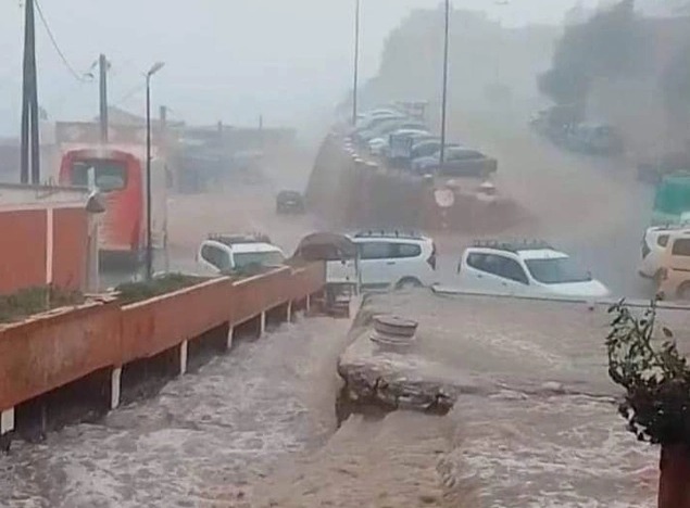 خسائر مادية في عاصفة رعدية ضربت منطقة مولاي إبراهيم