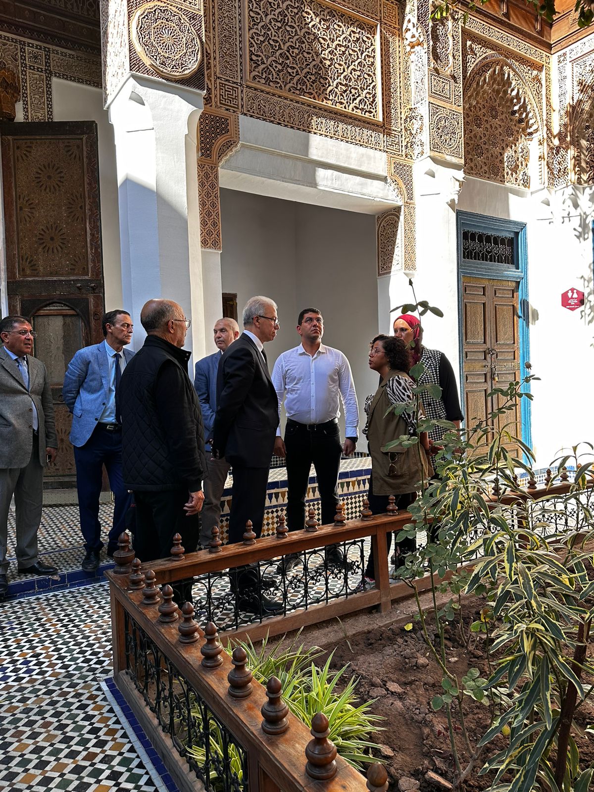 بنسعيد يتفقد المواقع الأثرية في المناطق المتضررة بالزلزال