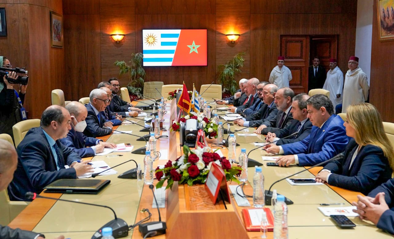 الوحدة الترابية في صلب مباحثات الطالبي العلمي ووفد برلماني أورغوياني