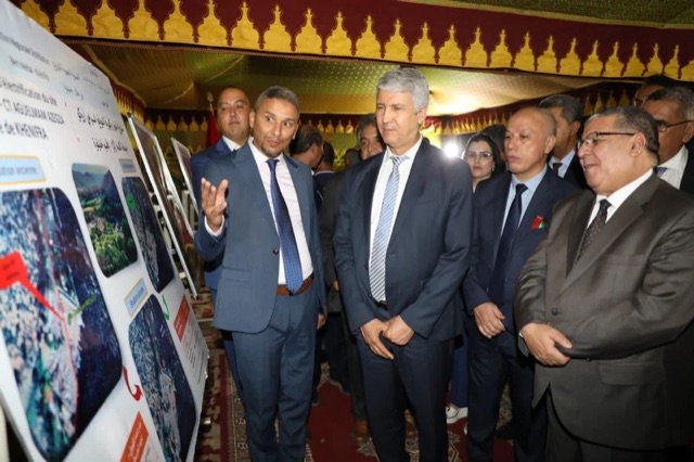 التخفيف من آثار نقص التساقطات.. صديقي يدشن مشاريع بخنيفرة