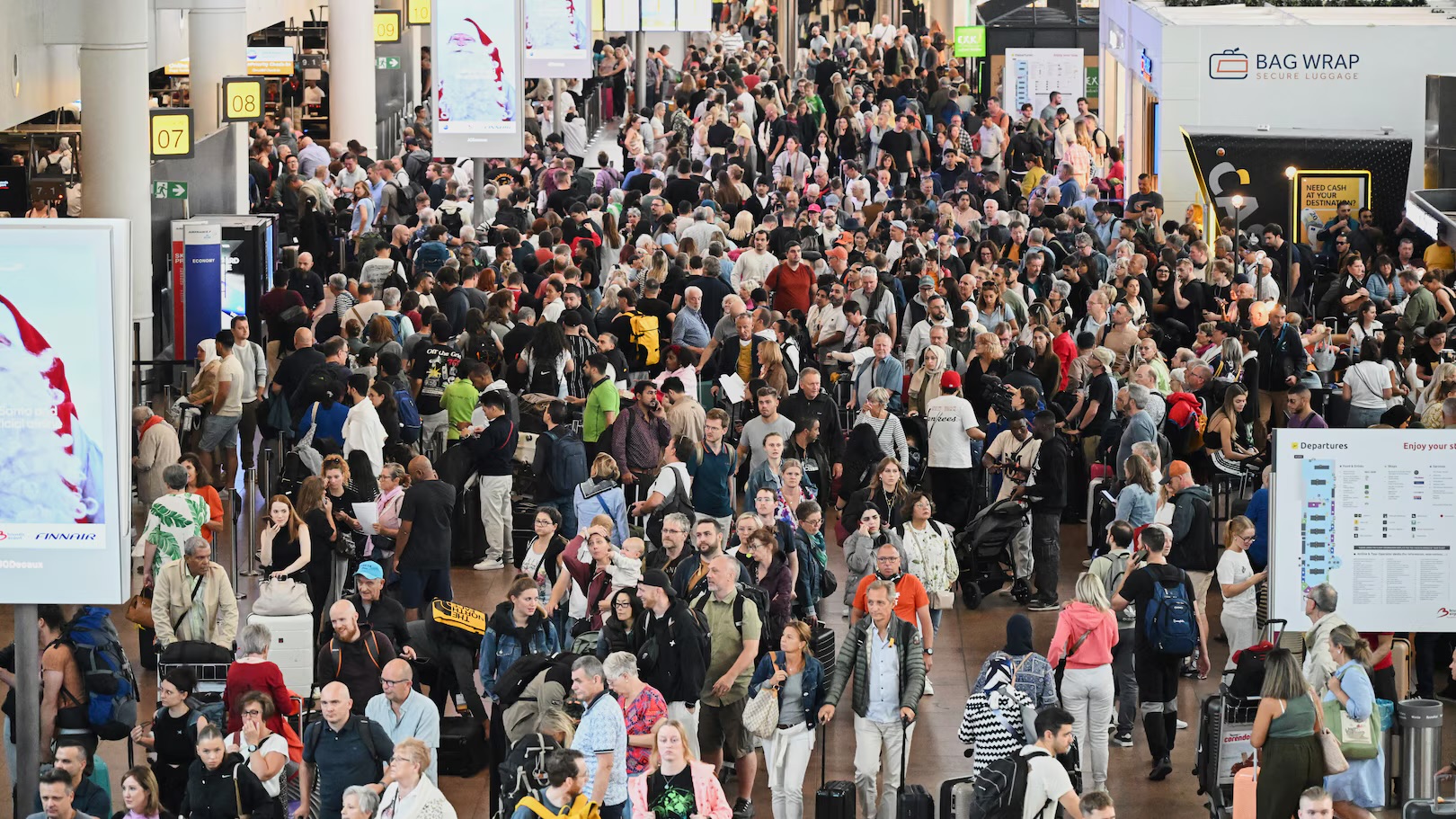 هجوم سيبراني: إلغاء 44 رحلة من مطار بروكسل هذا الأحد