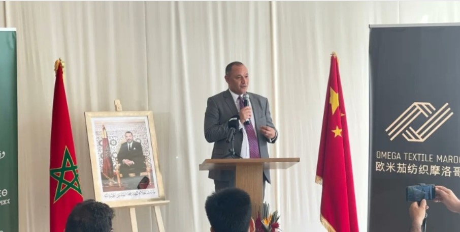 مزور يفتتح مصنعا للنسيج برأسمال صيني في الدار البيضاء